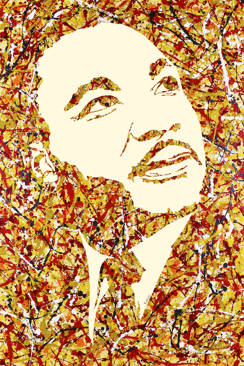 Martin Luther King - Kerwin Blackburn Art