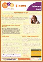 E-news February 2018: What's Trending for 2018...